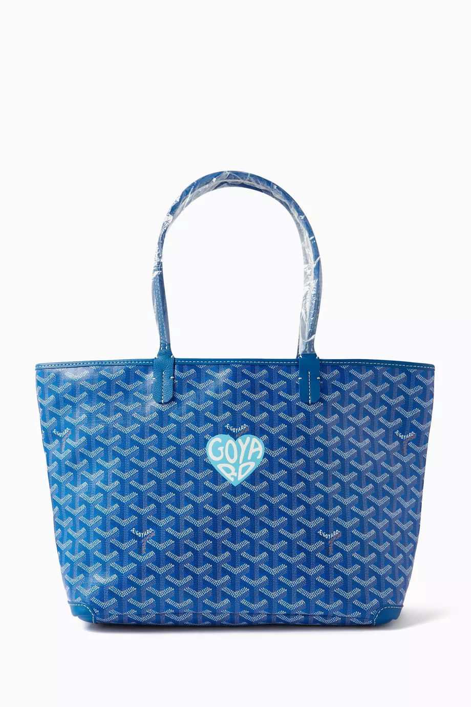 Buy Goyard Pre Loved Blue Unused Limited Edition Artois PM Tote Bag in Goyardine Fabric For UNISEX Online Ounass Bahrain