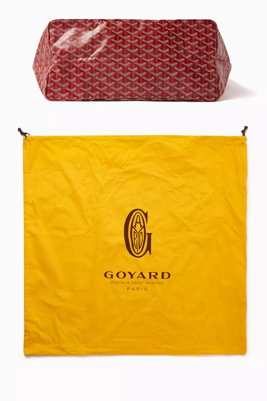 Buy Goyard Pre Loved Red Unused St. Louis GM Bag in Goyardine Canvas For Women Online Ounass Bahrain