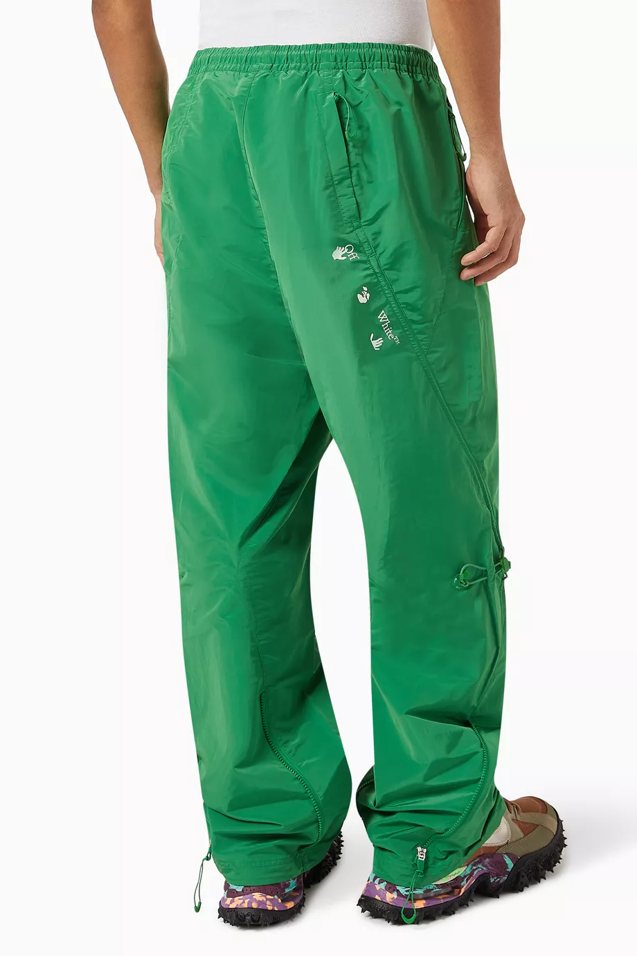 Buy Nike Green x Off White Track Pants For Men Online Ounass Bahrain