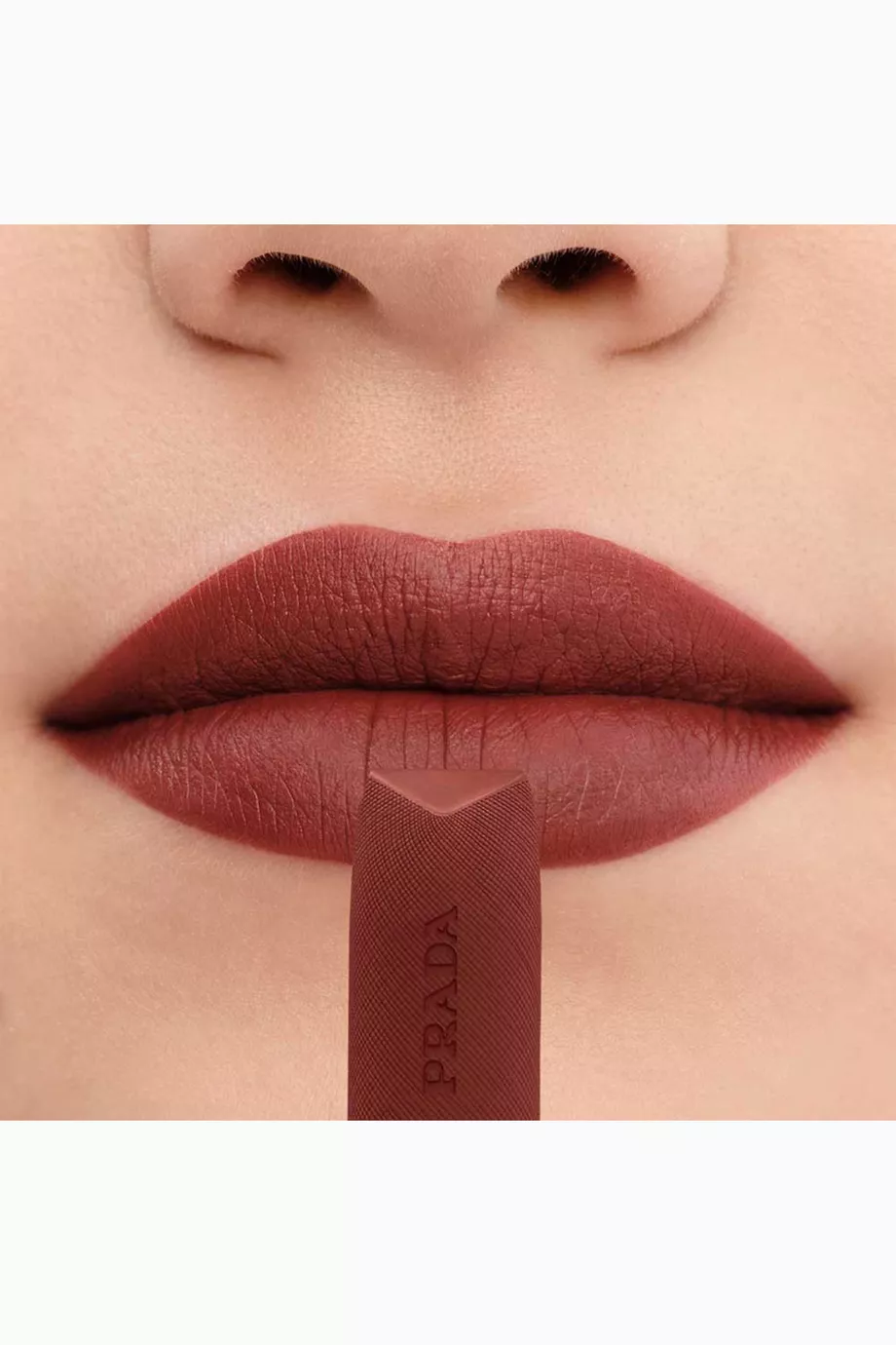 Buy Prada Beauty B03 Mahogany Monochrome Hyper Matte Lipstick, 3.9g For  Women Online | Ounass Bahrain