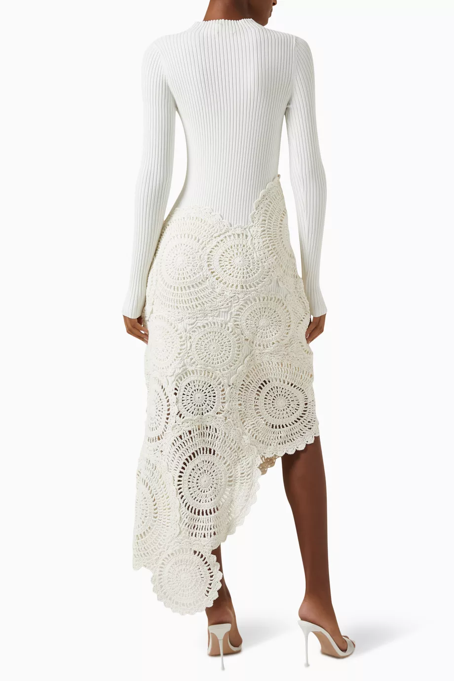 aje mosaic crochet midi dress AJE Mosaic Crochet Midi Dress,  Worn once for an