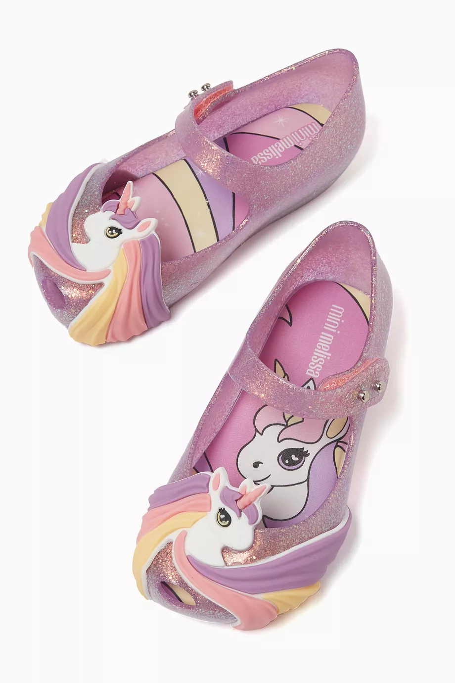 Buy Mini Melissa Purple Unicorn Ultragirl Jelly Shoes in MelFlex For Girls Online Ounass Bahrain
