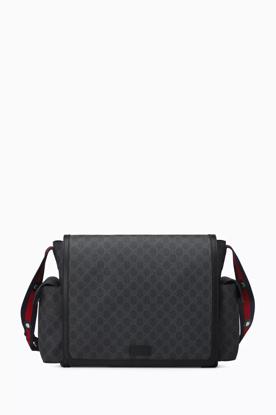 Buy Gucci Black Medium Diaper Bag in GG Supreme Canvas For Kids Online Ounass Bahrain